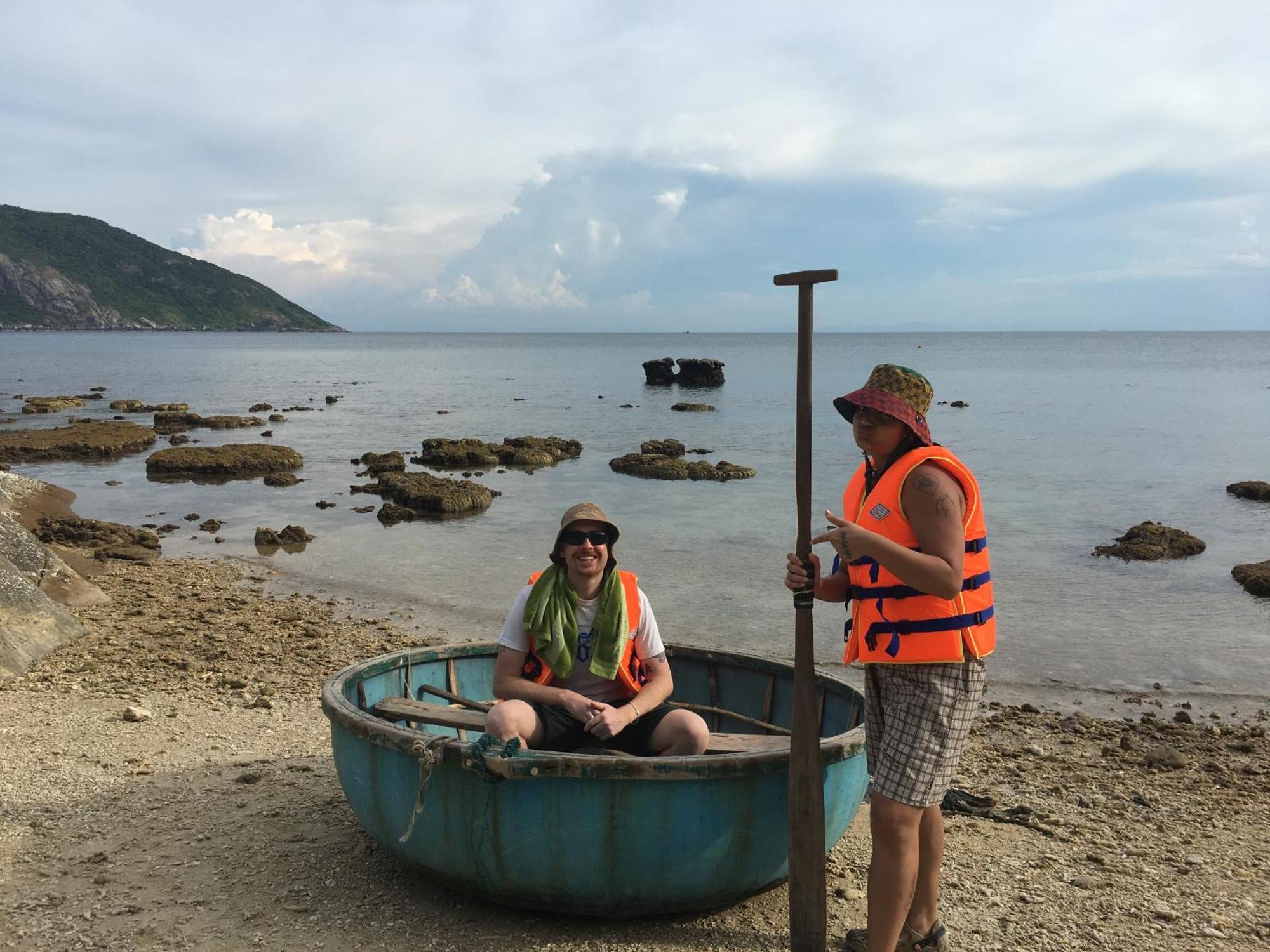 Tân Hiệ Cham Island Homestay Lau Thu מראה חיצוני תמונה