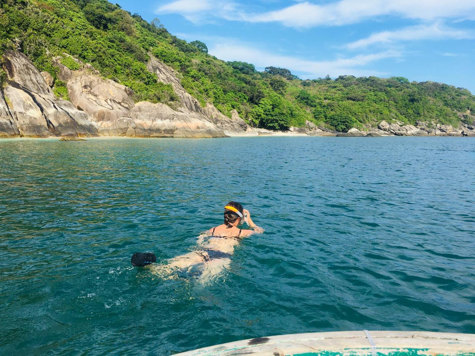 Tân Hiệ Cham Island Homestay Lau Thu מראה חיצוני תמונה