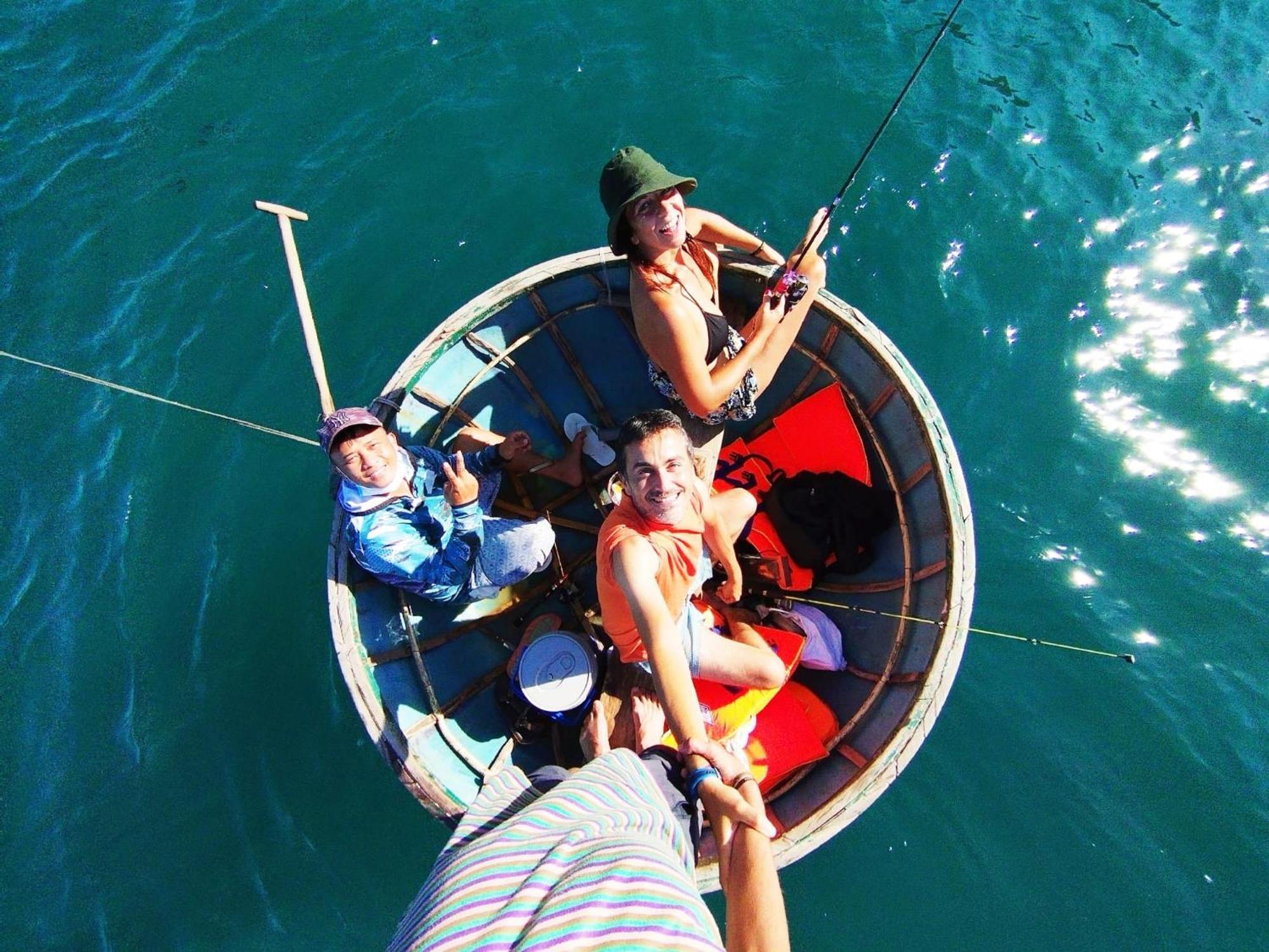 Tân Hiệ Cham Island Homestay Lau Thu מראה חיצוני תמונה
